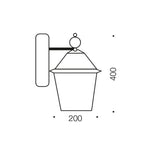 Telbix Lighting Outdoor Wall Lights Rye Exterior Wall Light Small or Large Lights-For-You