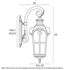 Telbix Lighting Outdoor Wall Lights Shelton Outdoor Wall Light in Black or White Lights-For-You