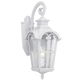 Telbix Lighting Outdoor Wall Lights Shelton Outdoor Wall Light in Black or White Lights-For-You SHELTON EX-WH