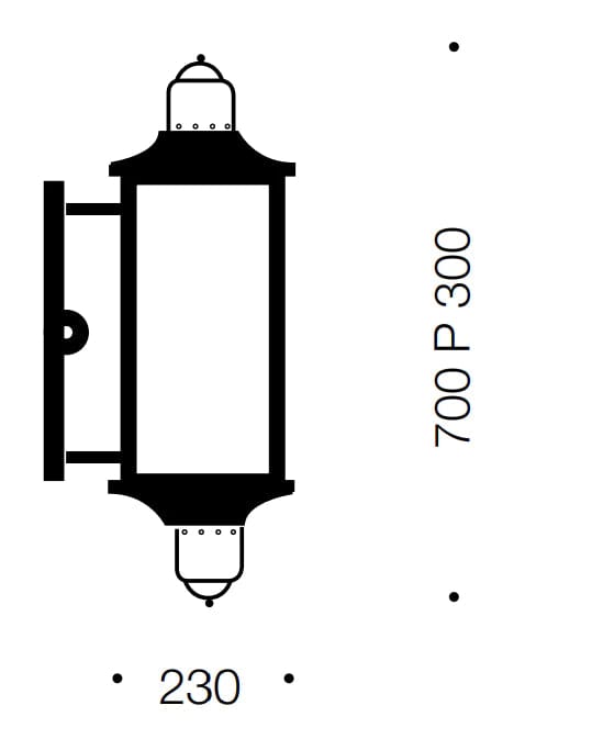 Telbix Lighting Outdoor Wall Lights Traditional Coach wall light in Black Lights-For-You LEEDS EX-BK 9329501051856