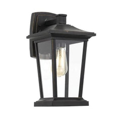 Telbix Lighting Outdoor Wall Lights Walton Exterior Wall Light in Black/Clear Lights-For-You WALTON EX-BK 9329501051931