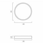 Telbix Lighting Oyster Lights Sky LED Dimmable Round Oyster Lights-For-You