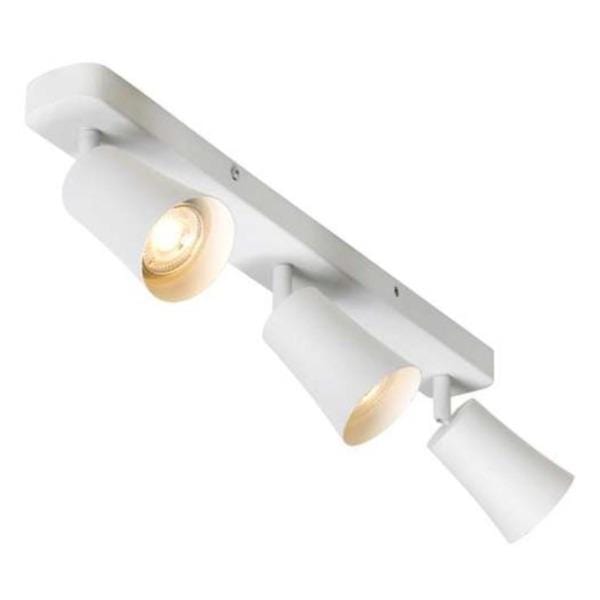 Telbix Lighting Spot Lights White Alvey LED Spot Light 3Lt Lights-For-You ALVEY SP3B-WH