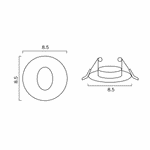 Telbix Lighting Step Lights Snap LED Stair/Step Light Round Lights-For-You