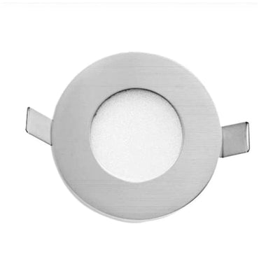 Telbix Lighting Step Lights Stow LED Stair/Step Light Round in Nickel Lights-For-You STOW RD-NK.830 9329501041871