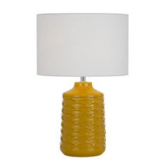 Telbix Lighting Table Lamps Agra Table Lamp Butterscotch Lights-For-You