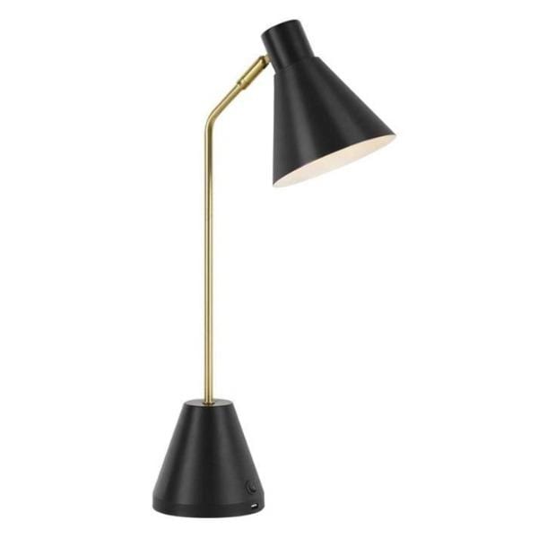 Telbix Lighting Table Lamps Ambia USB Table Lame Lights-For-You AMBIA TL.U-BK 9329501054697