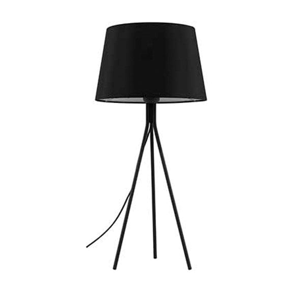 Telbix Lighting Table Lamps Black Anna Table Lamp 1Lt Lights-For-You ANNA TL-BKDGY
