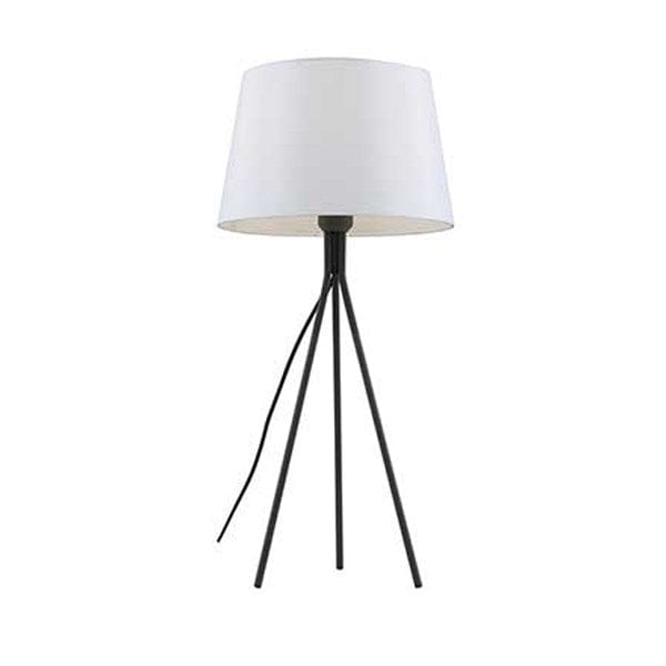 Telbix Lighting Table Lamps White Anna Table Lamp 1Lt Lights-For-You ANNA TL-WHDGY