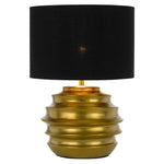 Telbix Lighting Table Lamps Arasa Ceramic Table Lamp 1Lt Lights-For-You ARAS TL-GDBK 9329501059784