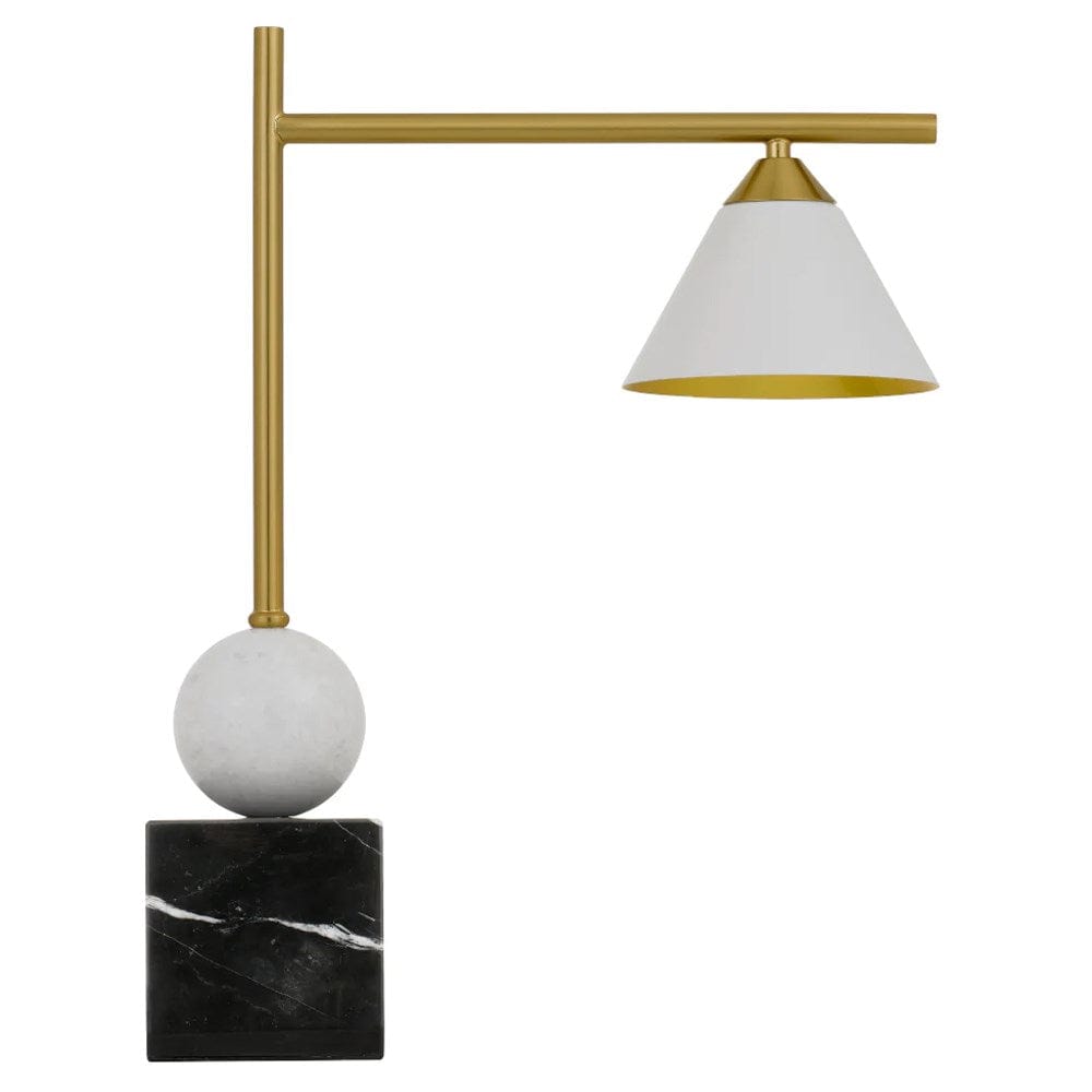 Telbix Lighting Table Lamps Black/Antique Gold Arturo Table Lamp 1Lt Lights-For-You ARTURO TL-BKOP