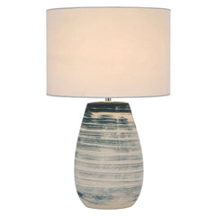 Telbix Lighting Table Lamps Batik Ceramic Table Lamp Blue & White Lights-For-You BATIK TL-BLWH 9329501059944