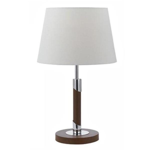 Telbix Lighting Table Lamps Belmore Table Lamp in Teak or Walnut Lights-For-You BELMORE TL-WL 9329501026564