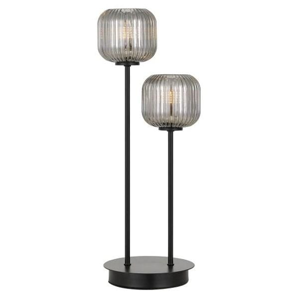 Telbix Lighting Table Lamps Black/Smoke Bobo LED Table Lamp 2Lt Lights-For-You BOBO TL2-BKSM