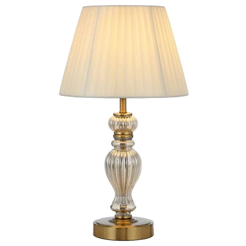 Telbix Lighting Table Lamps Cadiz Table Lamp Lights-For-You CADIZ TL-AGCRM 9329501068175