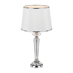 Telbix Lighting Table Lamps Chrome Contemporary Crystal Table Lamp Lights-For-You DIANA TL-CHWH