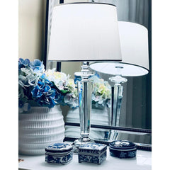 Telbix Lighting Table Lamps Contemporary Crystal Table Lamp Lights-For-You
