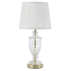 Telbix Lighting Table Lamps Gold/Ivory Debden Table Lamp 1Lt Lights-For-You DEBDEN TL-GDIV
