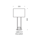 Telbix Lighting Table Lamps Desire 1 Light Table Lamp Lights-For-You