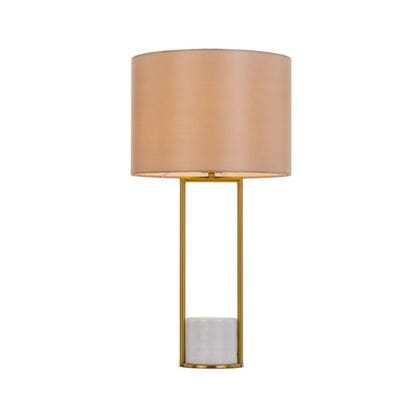 Telbix Lighting Table Lamps Desire 1 Light Table Lamp Lights-For-You DESIRE TL-AGWH 9329501054543