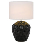 Telbix Lighting Table Lamps Diaz Table Lamp Lights-For-You DIAZ TL-BKWH 9329501059739