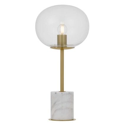 Telbix Lighting Table Lamps Dimas 1 Light Table Lamp Lights-For-You DIMAS TL-WHAG 9329501060940