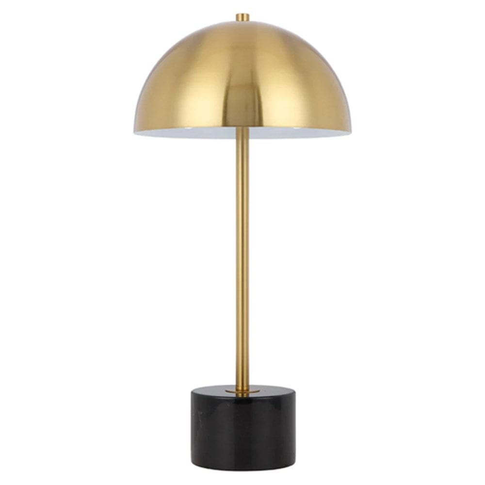 Telbix Lighting Table Lamps Antique Gold/Black Domez Table Lamp Lights-For-You DOMEZ TL-BKMAG