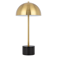 Telbix Lighting Table Lamps Antique Gold/Black Domez Table Lamp Lights-For-You DOMEZ TL-BKMAG