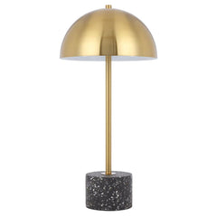 Telbix Lighting Table Lamps Antique Gold/Black Terrazzo Domez Table Lamp Lights-For-You DOMEZ TL-BKTRZAG