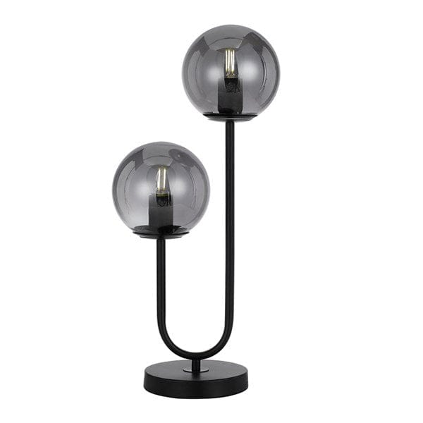 Telbix Lighting Table Lamps Eterna Table Lamp 2Lt Lights-For-You ETERNA TL2-BKSM 9329501058664