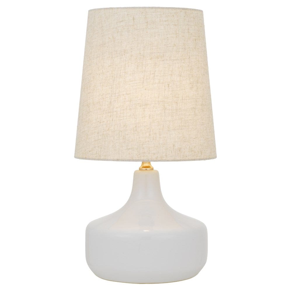 Telbix Lighting Table Lamps Gabino Table Lamp in White/Ivory Lights-For-You GABINO TL-WHIV 9329501061299