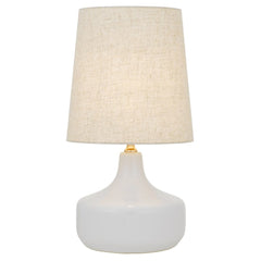 Telbix Lighting Table Lamps Gabino Table Lamp in White/Ivory Lights-For-You GABINO TL-WHIV 9329501061299