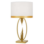 Telbix Lighting Table Lamps Gabriel 1 Light Table Lamp Antique Gold Lights-For-You GABRIEL TL-AGWH 9329501060919