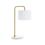 Telbix Lighting Table Lamps Ingrid 1 Light Table Lamp Lights-For-You INGRID TL-GDWH 9329501064351