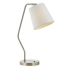 Telbix Lighting Table Lamps Nickel Mat Jody Desk Lamp Lights-For-You JODY TL-NKWH