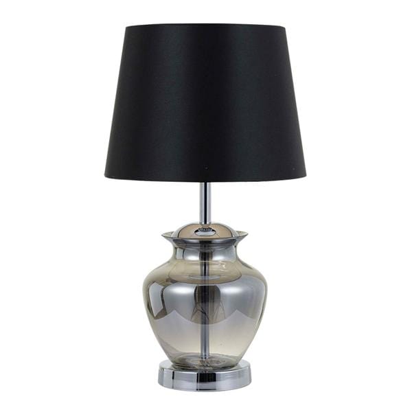 Telbix Lighting Table Lamps Black June Table Lamp 1Lt Lights-For-You JUNE TL-CHSMBK