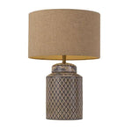 Telbix Lighting Table Lamps Kaylee 1 Light Table Lamp Natural Lights-For-You KAYLEE TL-WH 9329501050644