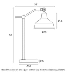 Telbix Lighting Table Lamps KYLAN 20 TABLE LAMP Lights-For-You