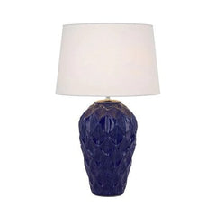 Telbix Lighting Table Lamps Madrid Ceramic Table Lamp Lights-For-You MADRID TL-BLWH 9329501059685