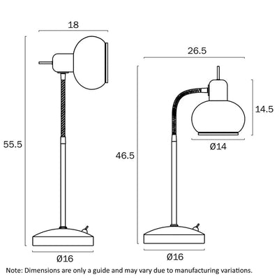 Telbix Lighting Table Lamps Marbell Table Lamp Lights-For-You