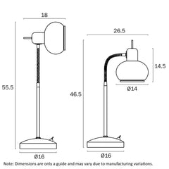 Telbix Lighting Table Lamps Marbell Table Lamp Lights-For-You