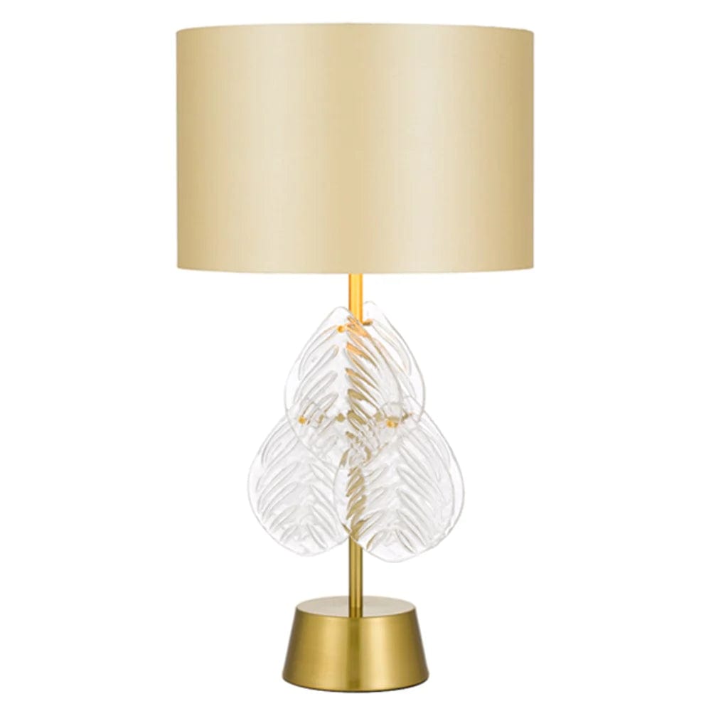 Telbix Lighting Table Lamps Gold Melania Table Lamp 1Lt in Gold or Gold /White Lights-For-You MELANIA TL-GD