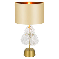 Telbix Lighting Table Lamps Melania Table Lamp 1Lt in Gold or Gold /White Lights-For-You