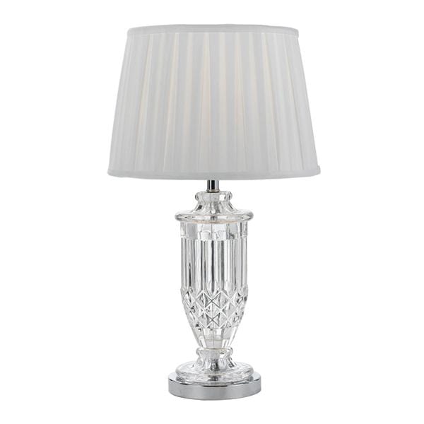 Telbix Lighting Table Lamps Modern Glass Table Lamp Lights-For-You ADRIA TL-CHWH 9329501044902