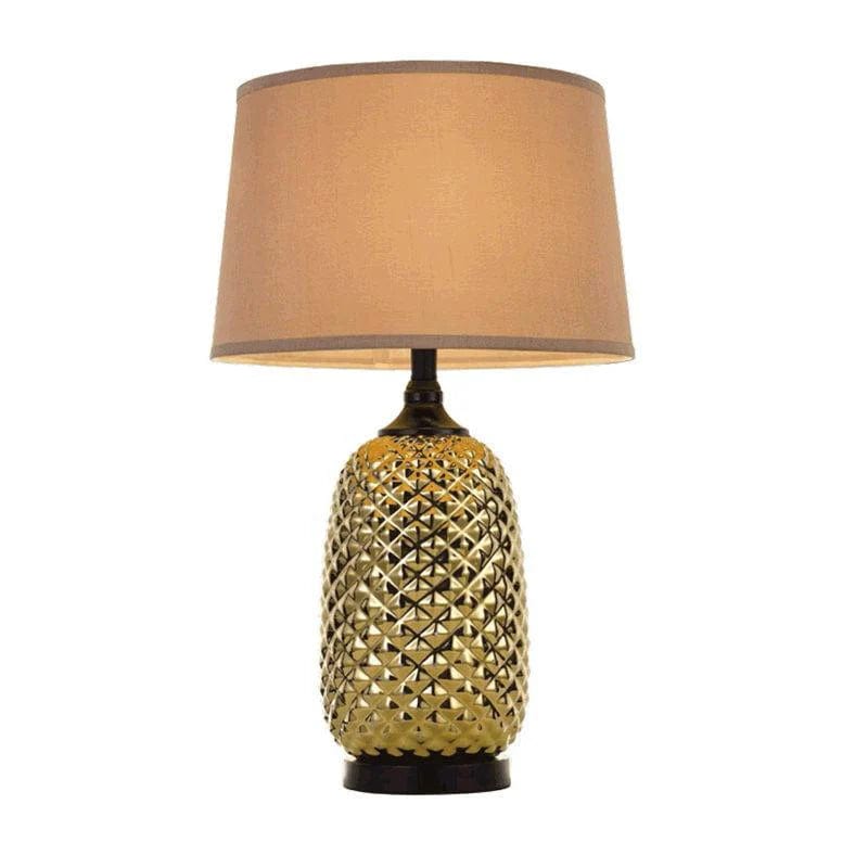 Telbix Lighting Table Lamps Morton Table Lamp in Gold/Cream Lights-For-You MORTON TL-GD+CRM