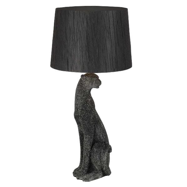 Telbix Lighting Table Lamps Black Nala Feline Table Lamp in Black or Silver Lights-For-You NALA TL-BK