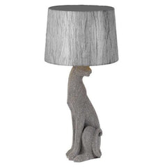 Telbix Lighting Table Lamps Nala Feline Table Lamp in Black or Silver Lights-For-You NALA TL-SL 9329501050569