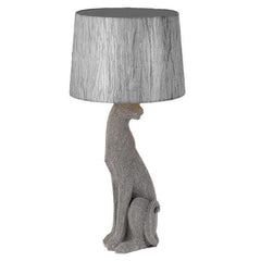 Telbix Lighting Table Lamps Silver Nala Feline Table Lamp in Black or Silver NALA TL-SL