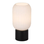 Telbix Lighting Table Lamps Nori Table Lamp 1 Lt In Black / Opal Matt Lights-For-You NORI TL-BKOM 9329501062845