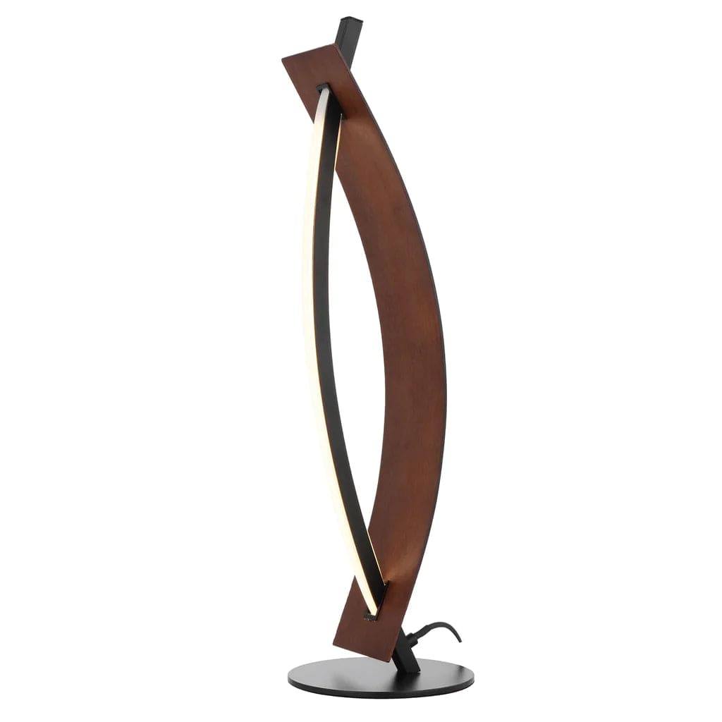 Telbix Lighting Table Lamps Norse LED Table Lamp Black Walnut Lights-For-You NORSE TL-BKWL 9329501064641